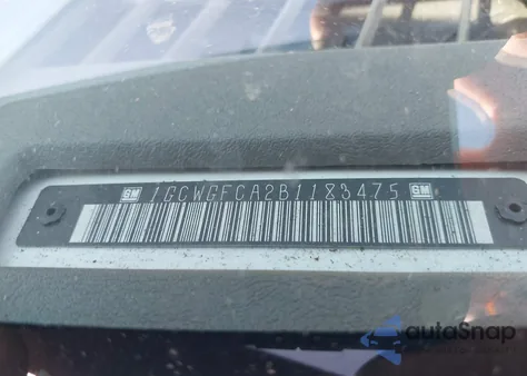 2011 Chevrolet Express 2500 Work Van z USA, uszkodzony, nr VIN 1GCWGFCA2B1183475